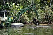 Dredger Vegetation clean up