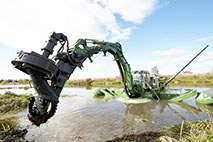 Dredger reach